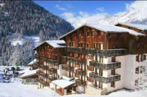 Studio familial avec balcon à Modane 18 m² vue montagne